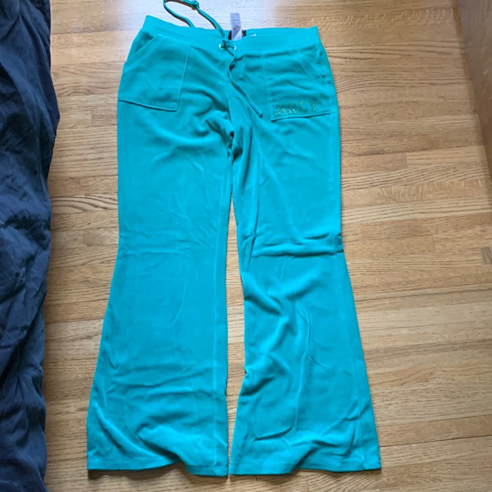 Juicy Couture velour track pants